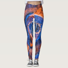 Oeil de chat Nebula hardies leggings colorés