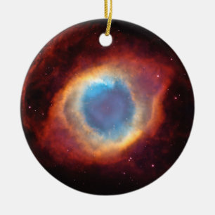 OEil de Dieu Helix Nebula Stars Ornement bleu roug