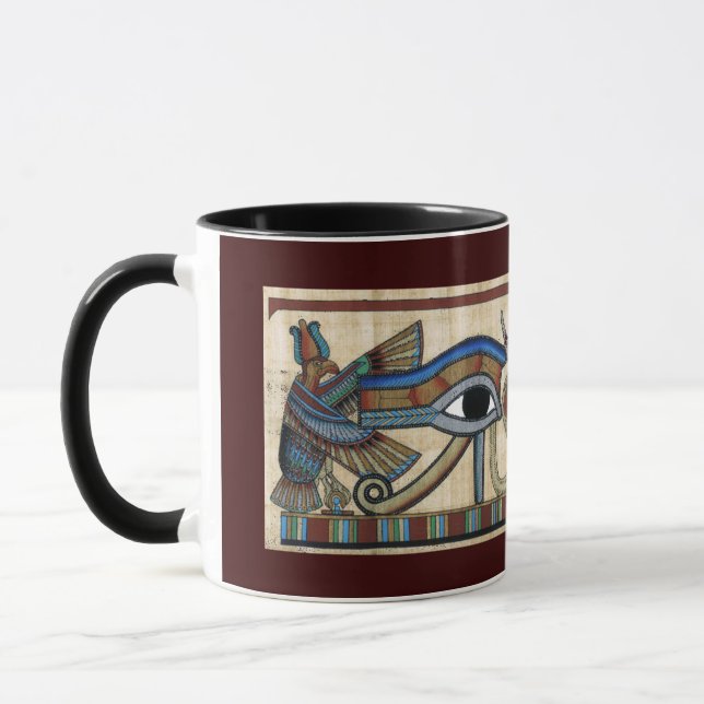 OEil de Horus égyptien Art Mug (Gauche)