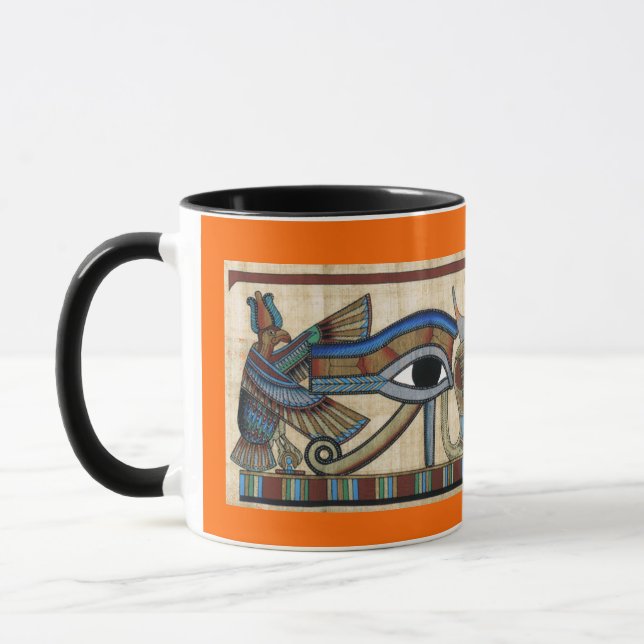 Oeil de Horus Mug de l'art égyptien antique (Gauche)
