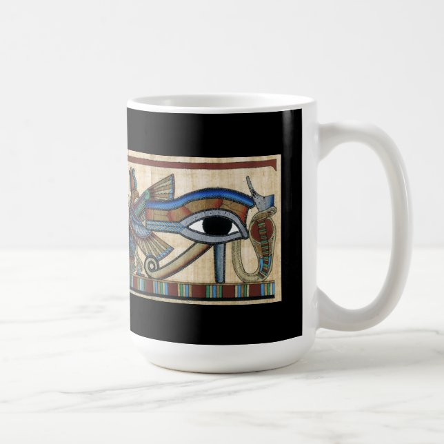 Oeil de Horus Mug de l'art égyptien antique (Droite)