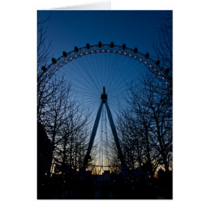 Oeil de Londres au crépuscule
