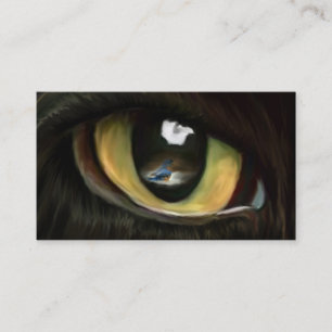 Oeil des cartes de visite de spectateur
