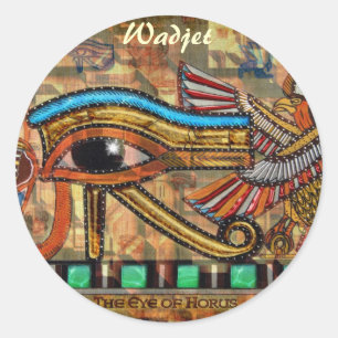 OEIL D'HORUS Stickers D'Art Égyptien Wadjet