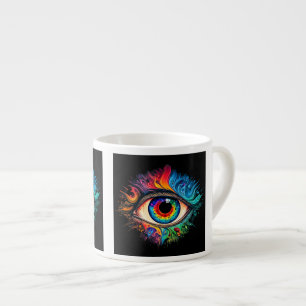 Oeil psychédélique Espresso Mug