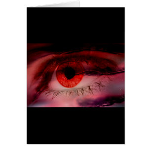 OEil rouge flottant