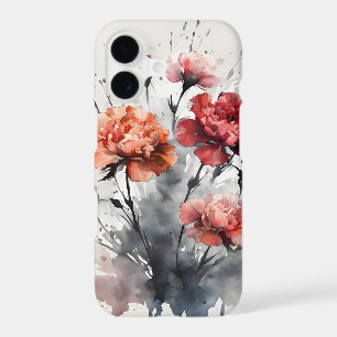 Œillet - Fleurs à l'aquarelle