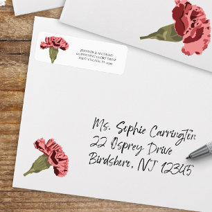 Oeillets roses Luxe Moderne Floral Mariage