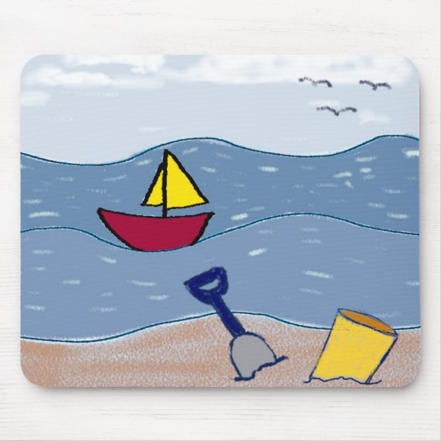 O'er the bounding main mouse pad (Front)