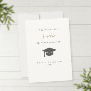 Oersonalized graduation card