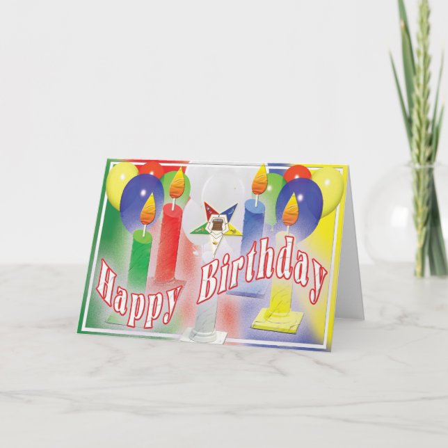 OES Birthday Card (Front)
