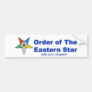 OES BUMPER STICKER, Add your chapter! Sticker
