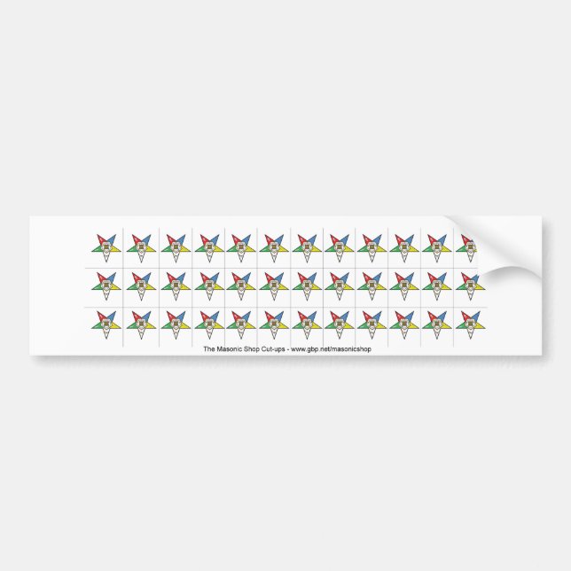 OES coupé vers le haut des autocollants (Devant)