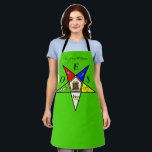 OES Eastern Star Sister Masonry Order Apron<br><div class="desc">OES Eastern star,  sister,  order,  Masons. Personalized Freemasons,  masonry apron.</div>