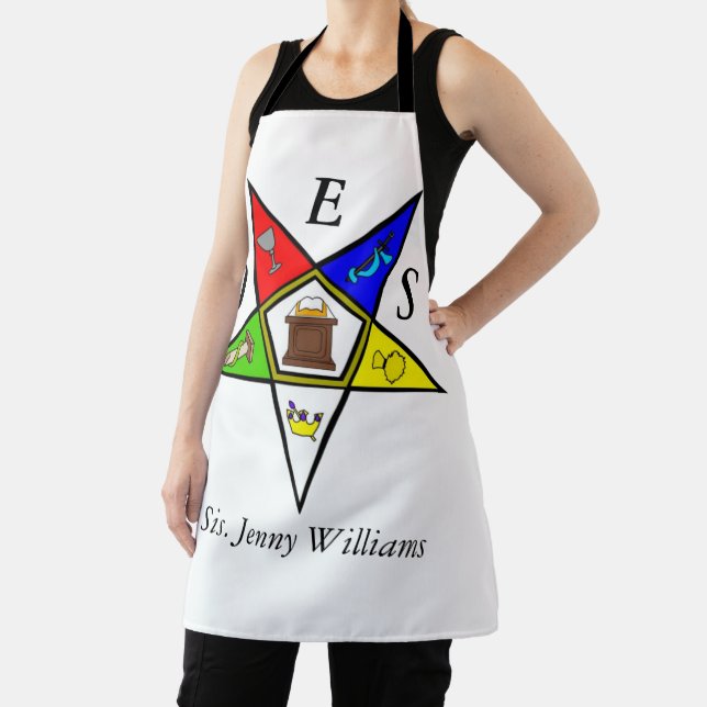 OES Eastern Star Sister Masonry Order Apron (Insitu)
