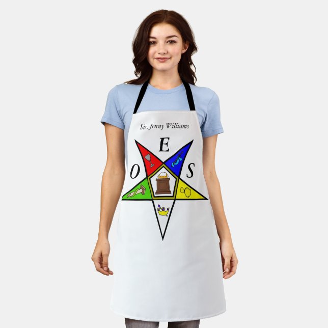 OES Eastern Star Sister Masonry Order Apron (Worn)