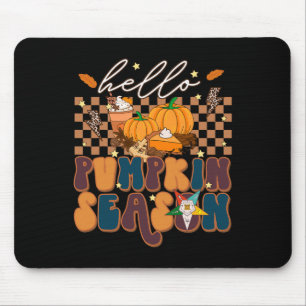 OES Hello Fall Pumpkin Season of the Eastern Star Mouse Pad