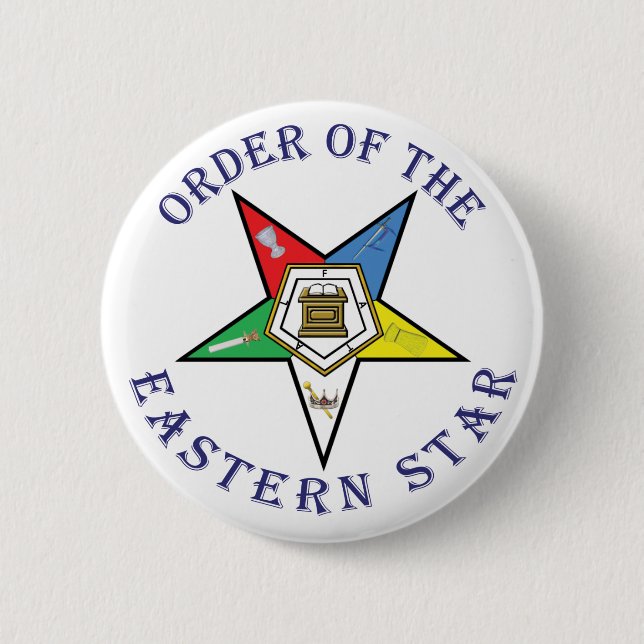 OES LETTERED 2 INCH ROUND BUTTON (Front)