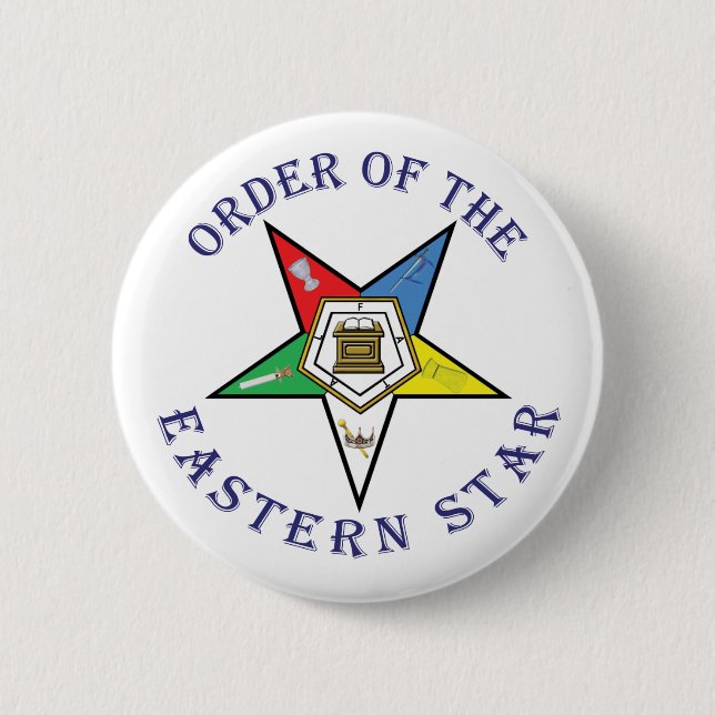 OES LETTERED 2 INCH ROUND BUTTON (Front)