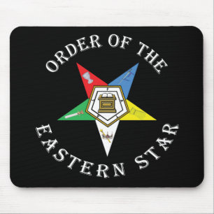 OES LETTERED In White Mouse Pad