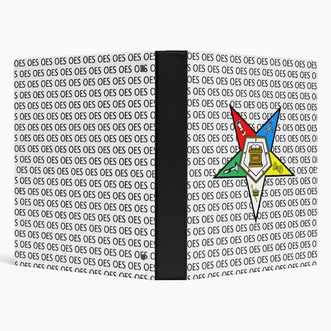 OES Order of the Eastern Star Binder (Background)