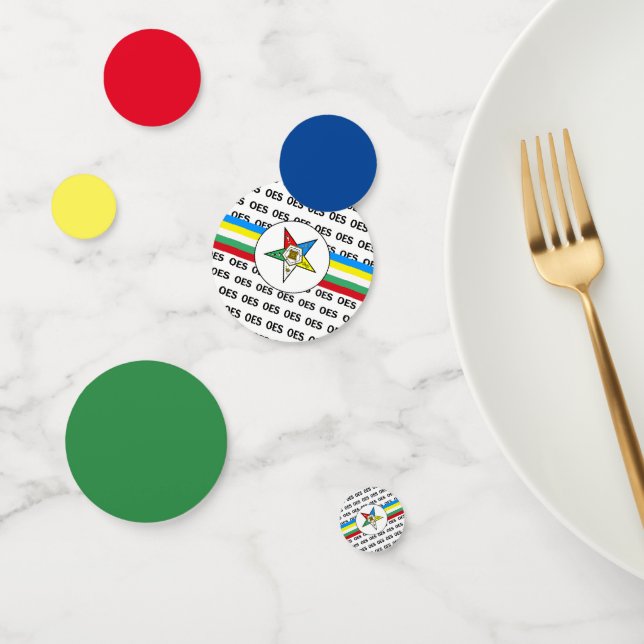 OES Order of the Eastern Star Confetti (Group)