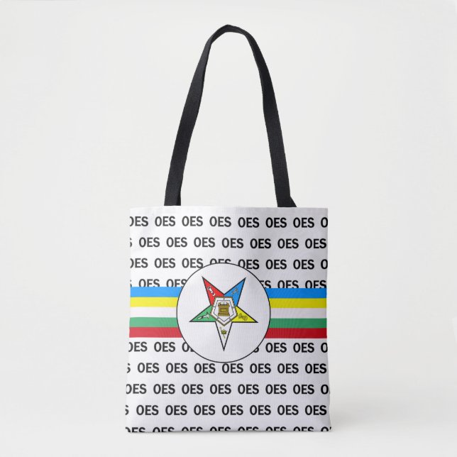 OES Order of the Eastern Star Tote Bag (Front)