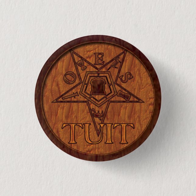 OES  Round Tuit 1 Inch Round Button (Front)