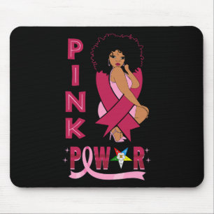 Oes Sister Pink Power Eastern Star Breast Cancer A Mouse Pad