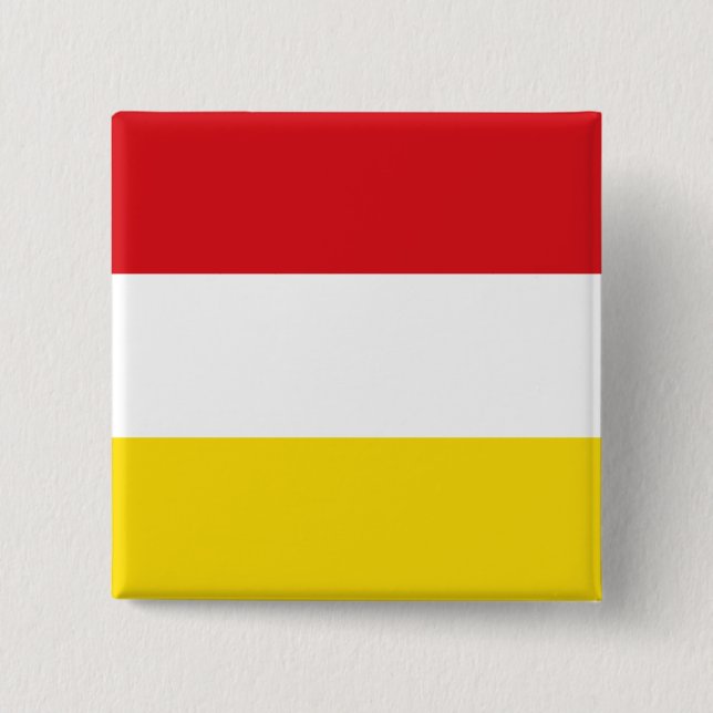 Oeteldonk, Netherlands 2 Inch Square Button (Front)