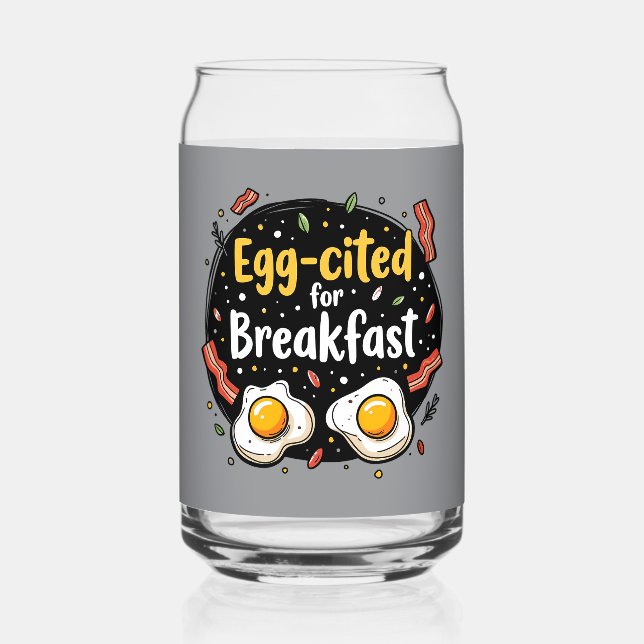 Oeuf cité pour Breakfast Funny Foodie Pun Design (Recto)