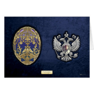 Oeuf de Faberge Tsarevich avec surprise sur le