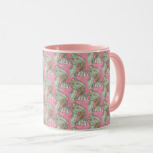 OEUF DE PÂQUES DRAGON MUG Répéter rose