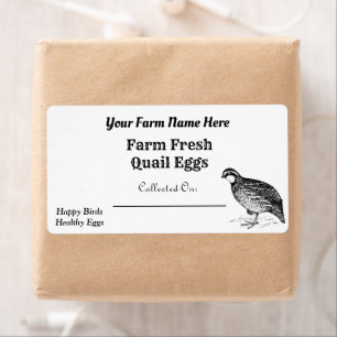 Oeufs de caille blanc Bob frais de ferme Carton bl
