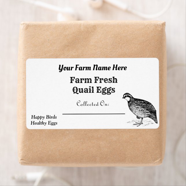 Oeufs de caille blanc Bob frais de ferme Carton bl (En situation)