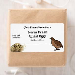 Oeufs de caille frais de ferme Carton blanc