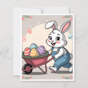 OEufs de lapin de Pâques et papeterie