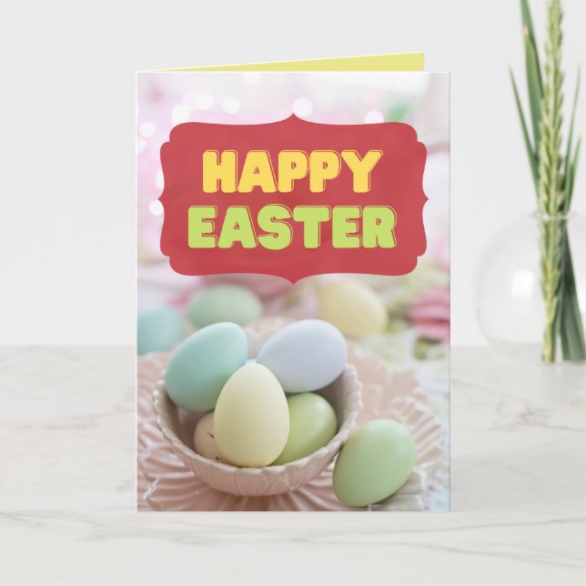Oeufs de Pâques Bonne carte de Pâques (Devant)