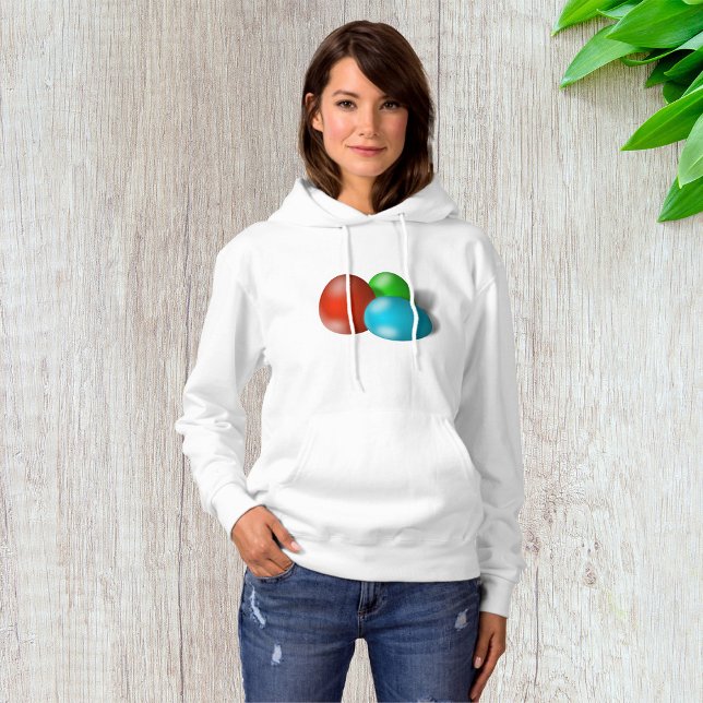 OEufs de Pâques colorés Femmes Sweat - shirts à ca (Créateur téléchargé)