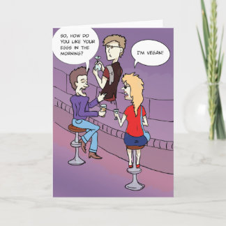 Oeufs du matin : Carte de voeux amusante