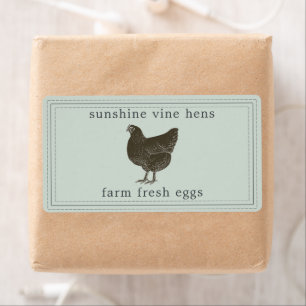 Oeufs frais de ferme Vintage Oeufs de poule carton