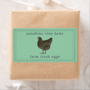 Oeufs frais de ferme Vintage Oeufs de poule carton