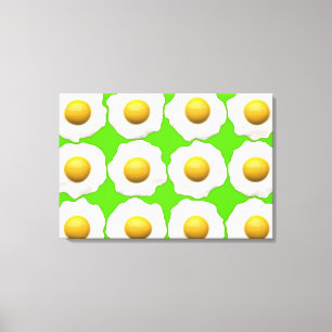 OEufs frits chaux citron vert toile hipster