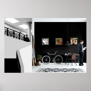 Oeuvre Abstraite de Leslie Sigal Javorek Poster