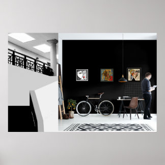 Oeuvre Abstraite de Leslie Sigal Javorek Poster