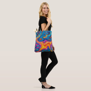 OEuvre Abstraite de surface 1200 - Sac fourre-tout