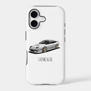 œuvre d'art dessinée à la main de nissan 240sx