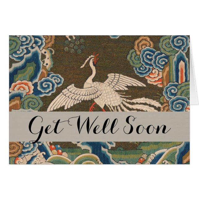 OEuvre d'art d'oiseaux chinoises antique tapisseri (Devant horizontal)