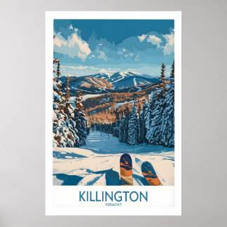 Œuvre d'art murale de Killington - Impression de s