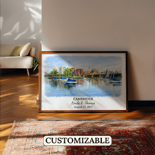 Oeuvre d'art personnalisée de Cambridge, Affiche d